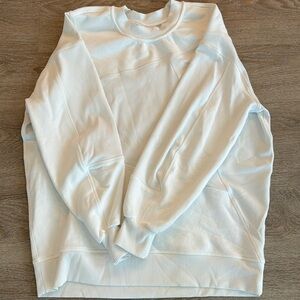 White Lulu Lemon Sweatshirt